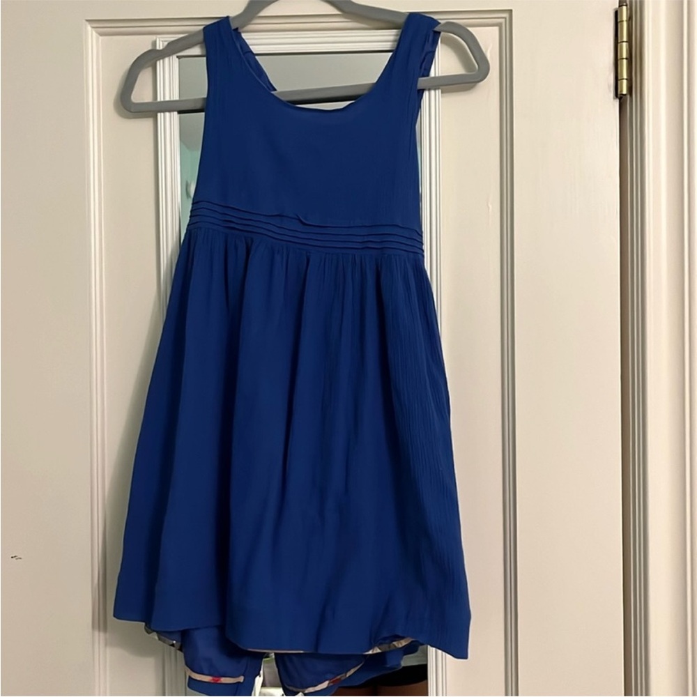 Burberry Royal Blue Kids Dress